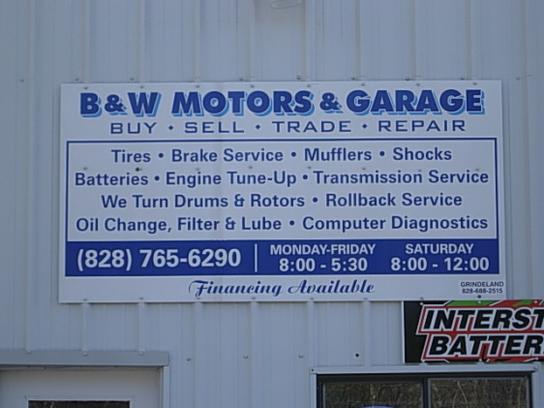 B & W Motors & Garage Inc.