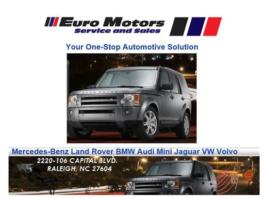 Euro Motors Service and Sales