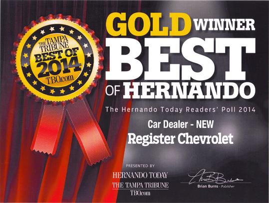Register Chevrolet Rv Center Car Dealership In Brooksville Fl Register Chevrolet Rv Center Car Dealership In Brooksville Fl 34613 Kelley Blue Book