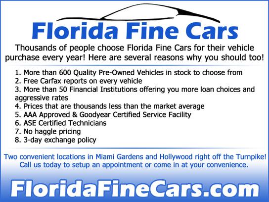 Florida Fine Cars Hollywood