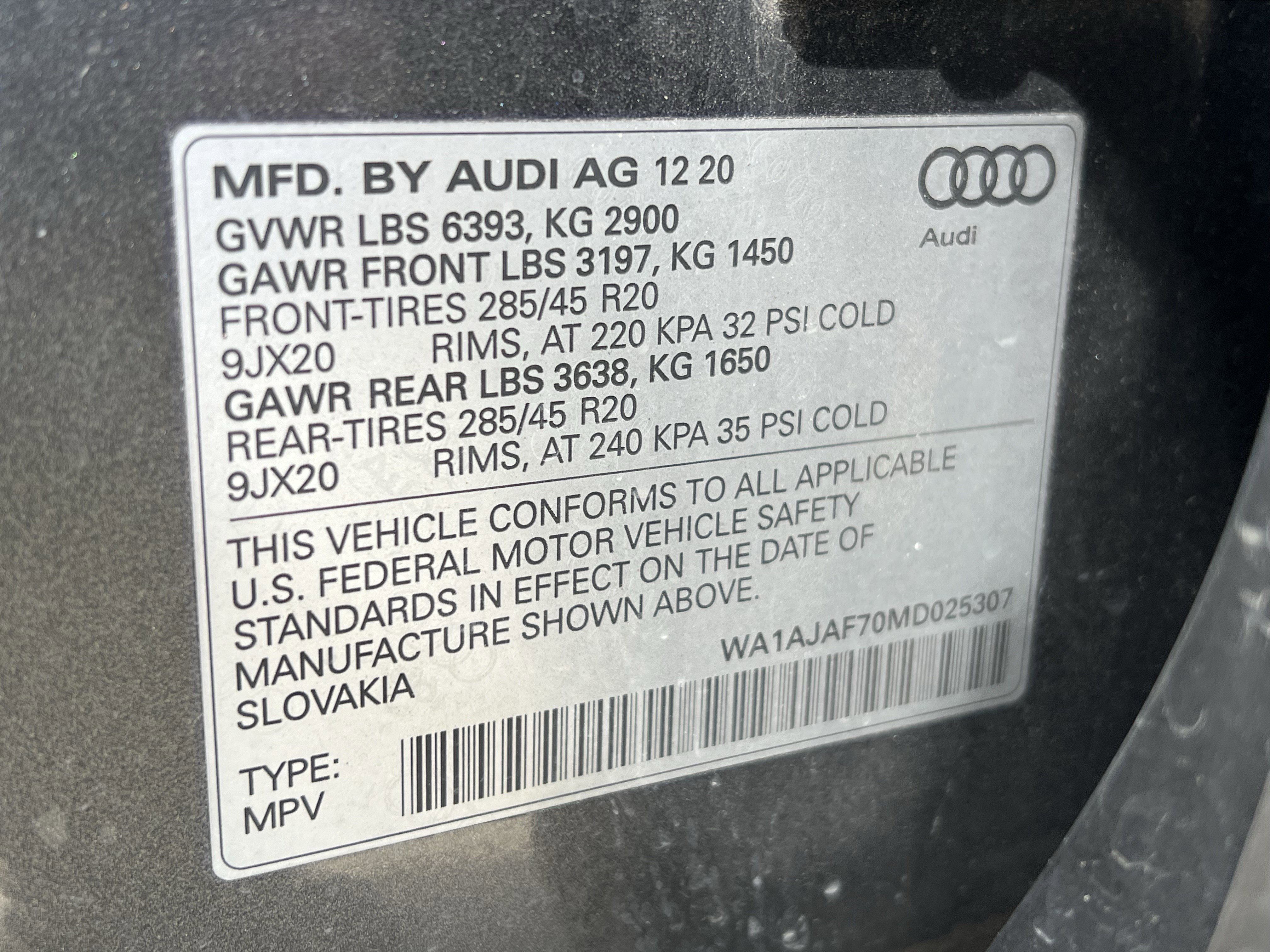 Used 2021 Audi Q7 2.0T Premium w/ Convenience Package AWD/4WD image 37