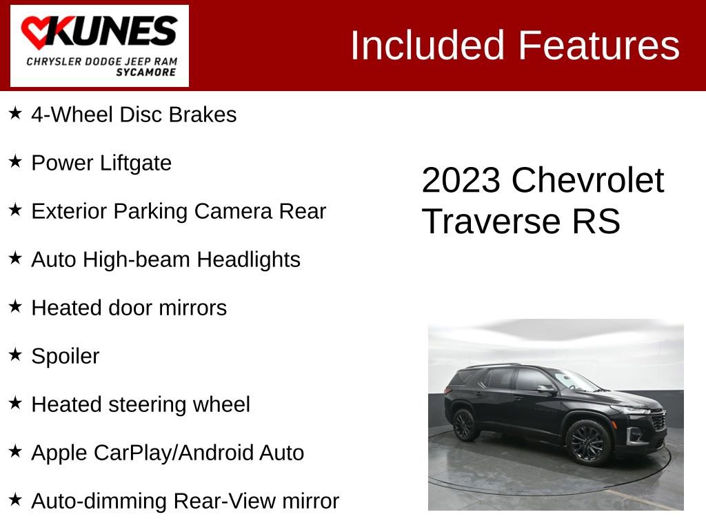 Used 2023 Chevrolet Traverse RS image 4
