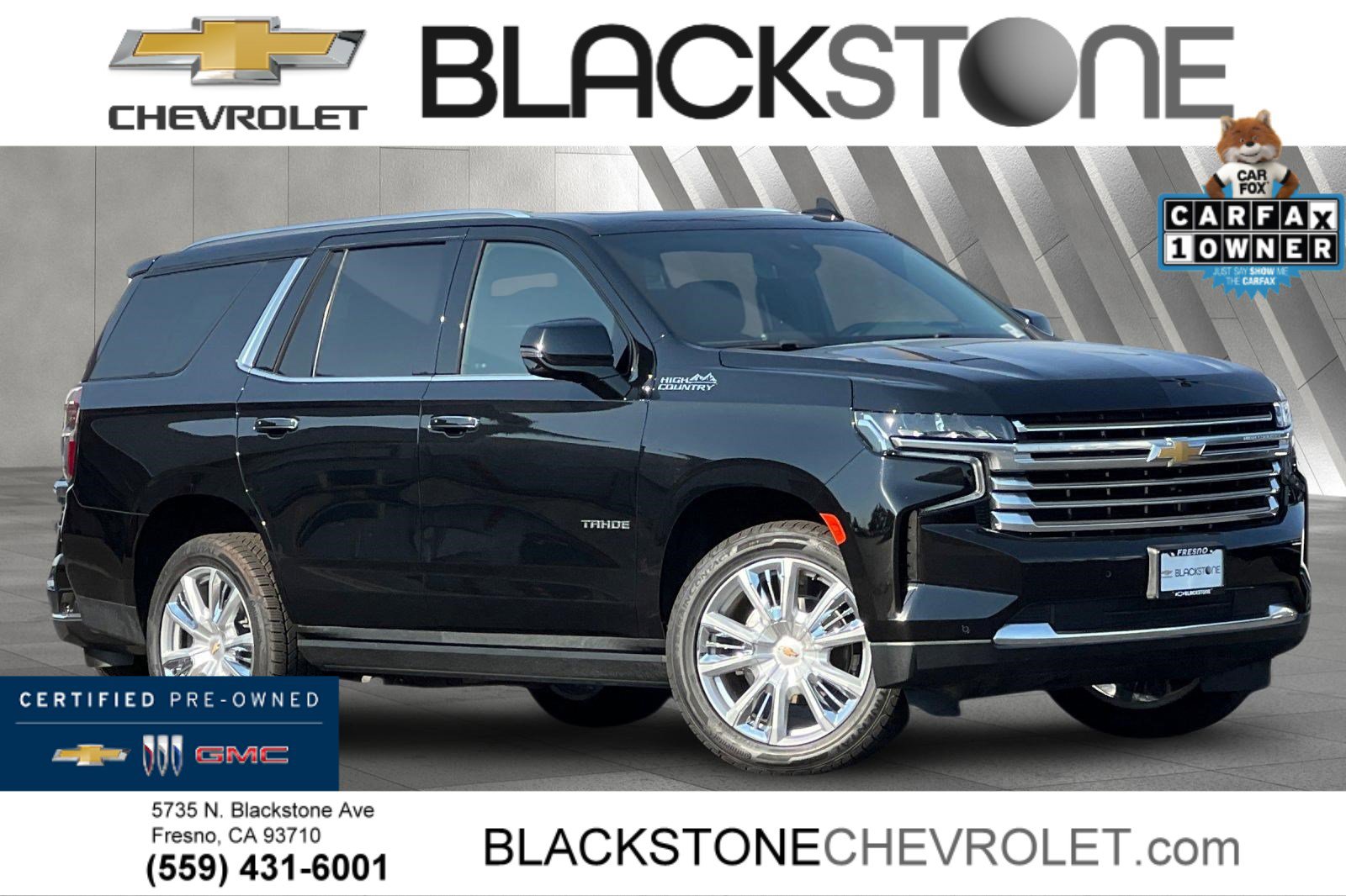 Certified 2024 Chevrolet Tahoe High Country w/ Premium Package