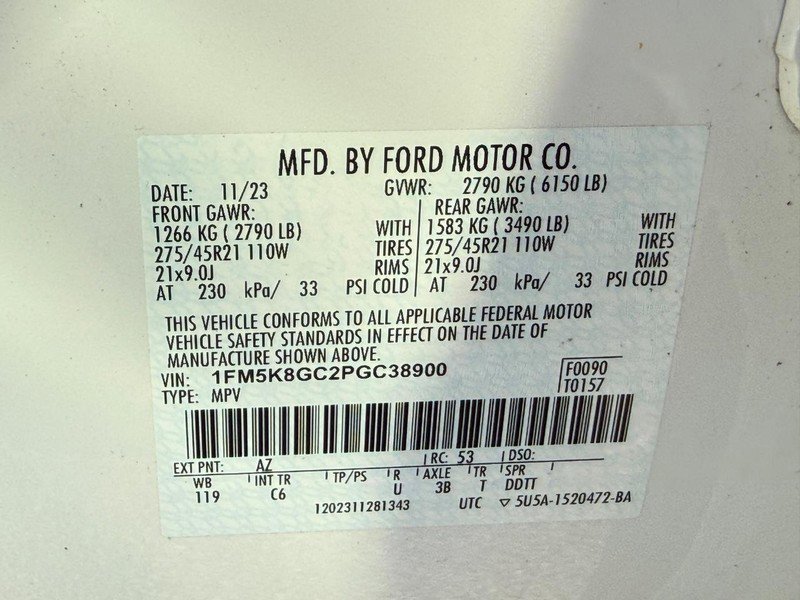 Used 2023 Ford Explorer ST w/ Equipment Group 401A image 28