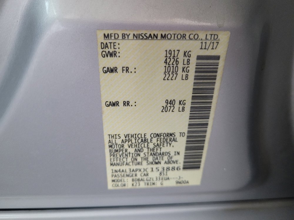 Used 2018 Nissan Altima 2.5 S w/ S Convenience Package FWD image 33