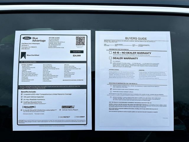 Used 2019 GMC Acadia Denali w/ Technology Package AWD/4WD image 38