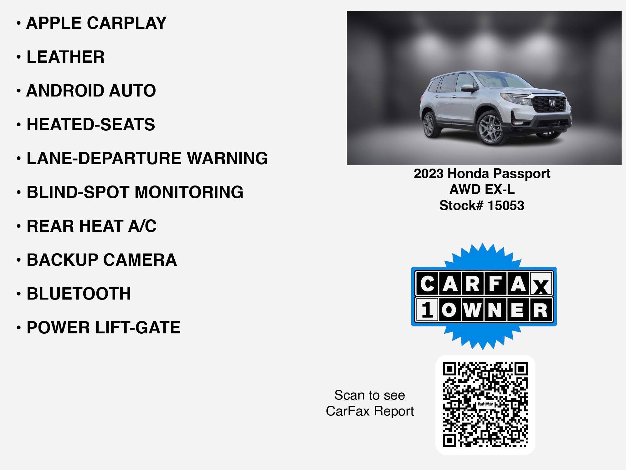 Used 2023 Honda Passport EX-L image 7