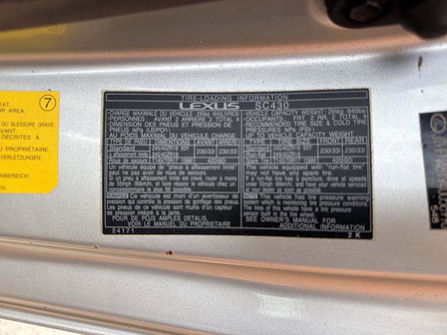 Used 2004 Lexus SC 430 Convertible image 47