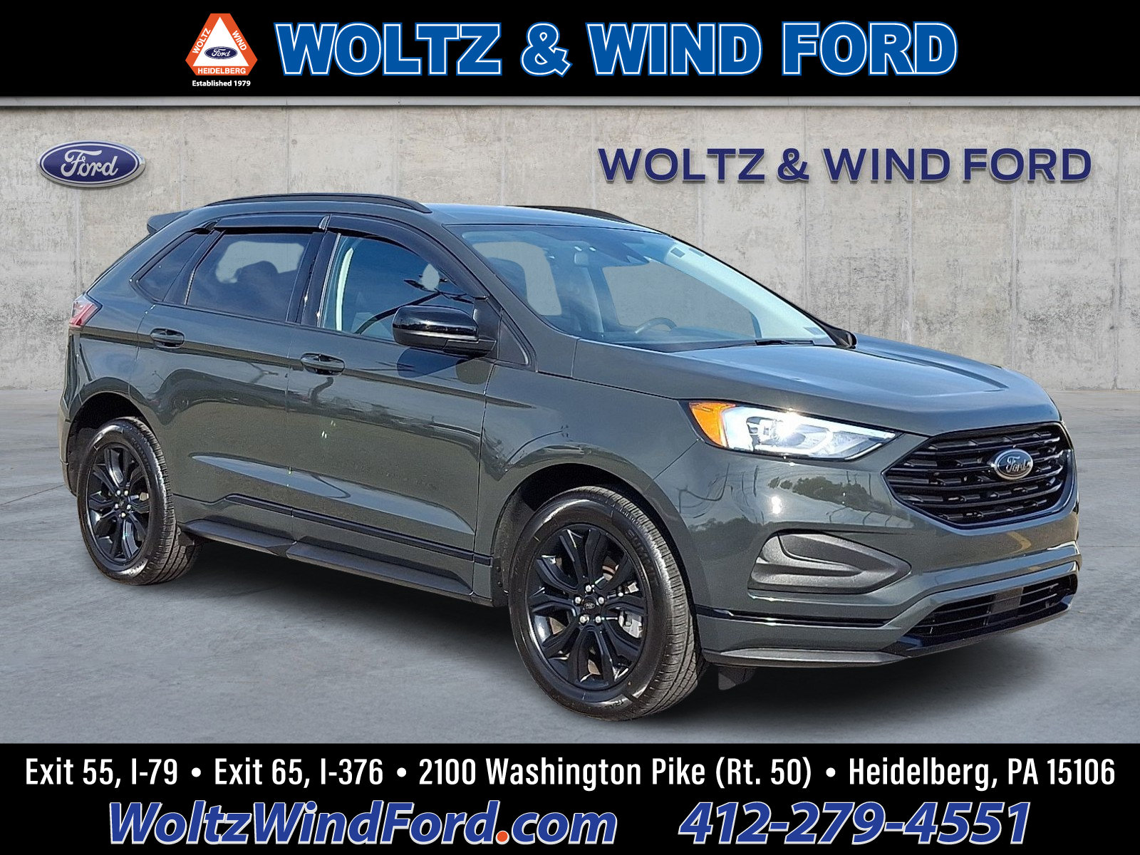Certified 2022 Ford Edge SE w/ Black Appearance Package