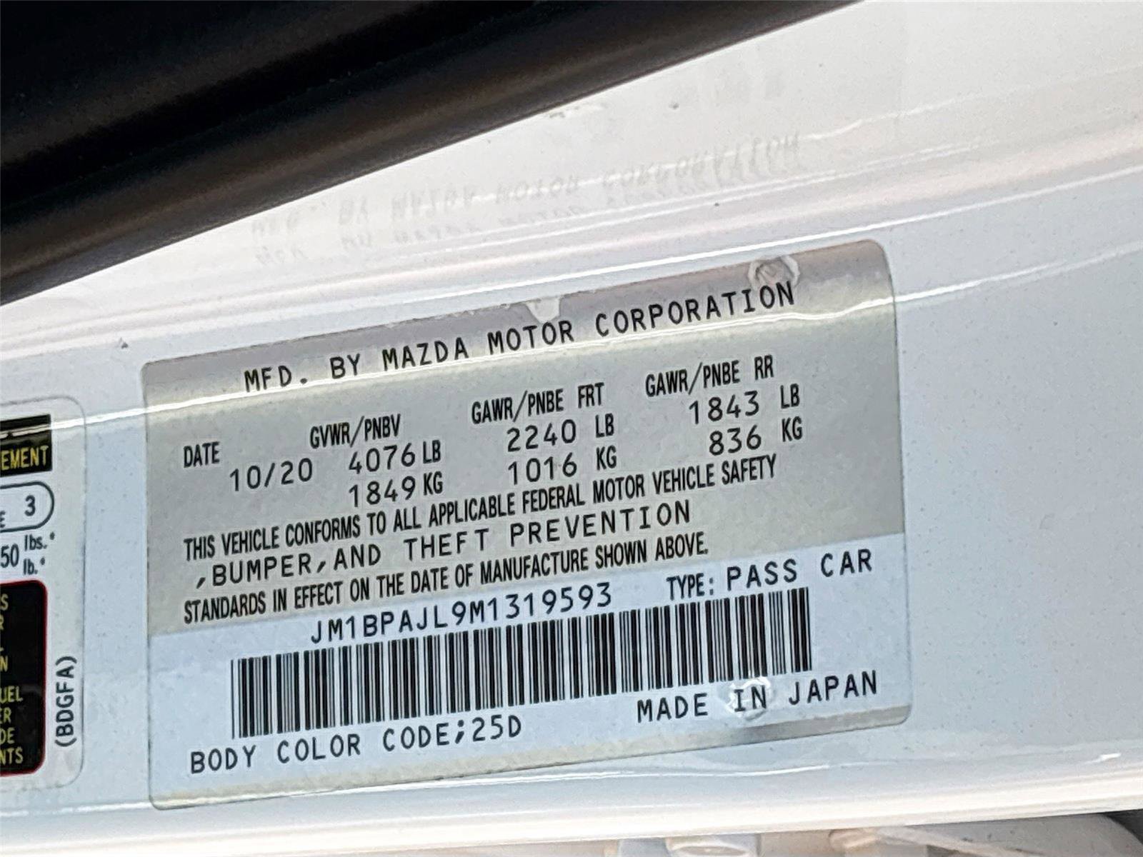 Used 2021 MAZDA MAZDA3 s FWD image 29