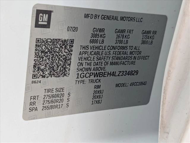 Used 2020 Chevrolet Silverado 1500 Custom w/ Custom Value Package RWD image 15