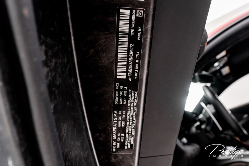 Used 2022 Maserati MC20 Coupe image 58