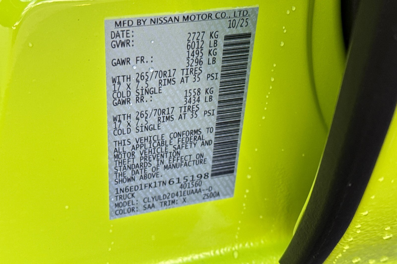 New 2026 Nissan Frontier PRO-4X image 23