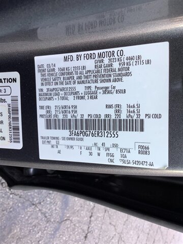 Used 2014 Ford Fusion S FWD image 20