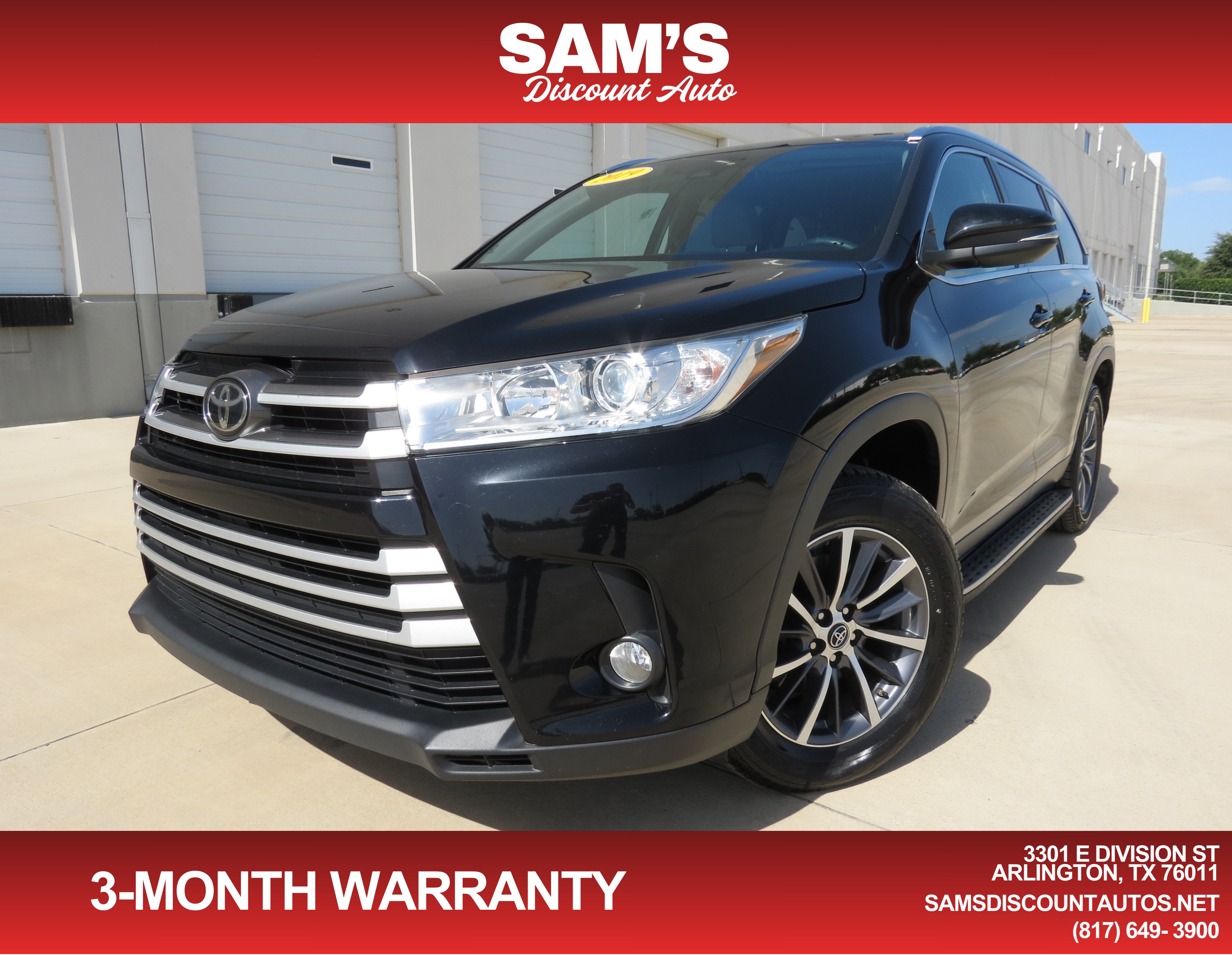 Used 2019 Toyota Highlander XLE FWD image 1