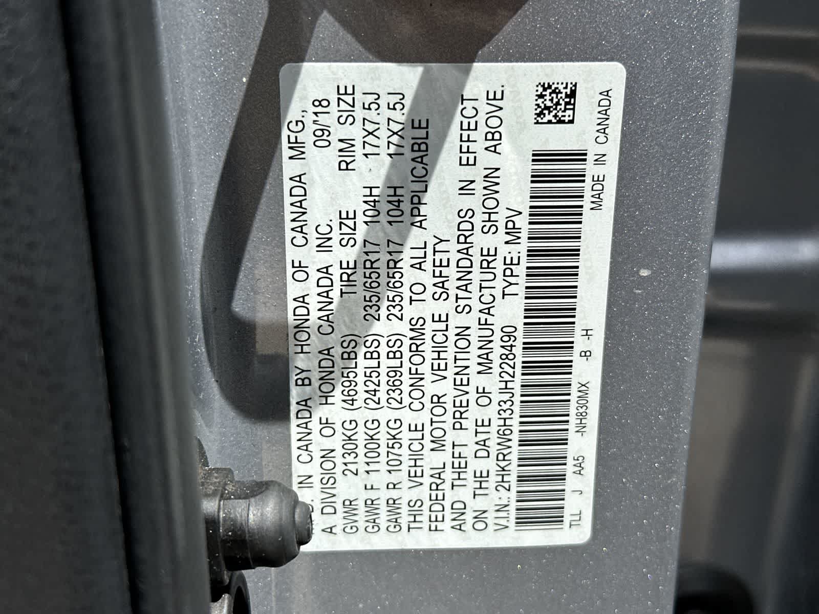Used 2018 Honda CR-V LX image 24