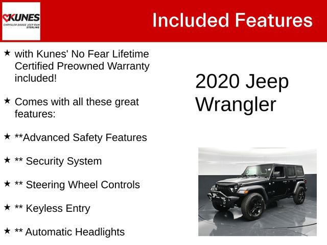 Used 2020 Jeep Wrangler Unlimited Sport image 4