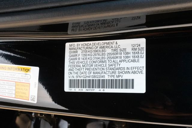 Used 2025 Honda Pilot EX-L image 38