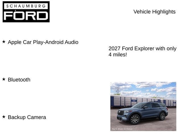 New 2027 Ford Explorer ST-Line w/ Premium Package AWD/4WD image 7