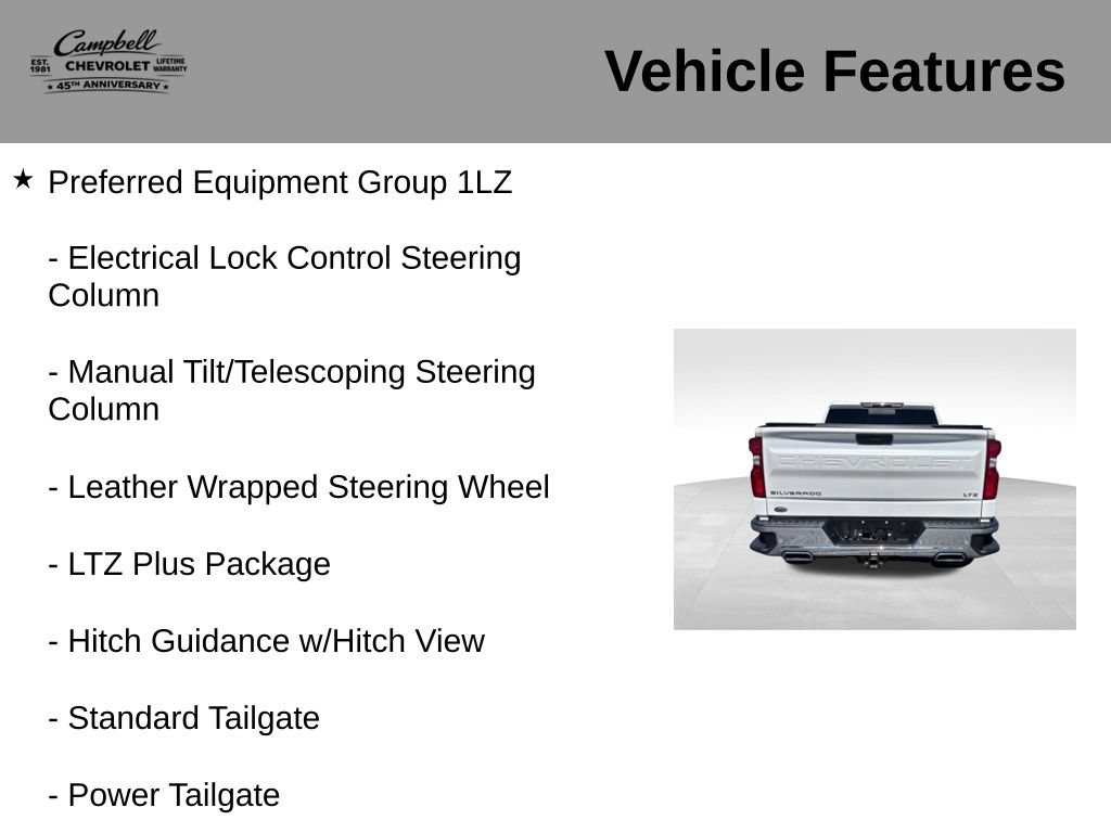 Used 2021 Chevrolet Silverado 1500 LTZ w/ LTZ Premium Package AWD/4WD image 26