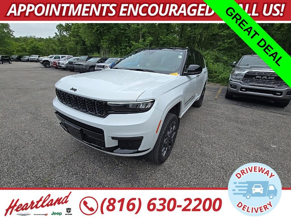 Used 2025 Jeep Grand Cherokee L Summit w/ Obsidian Package AWD/4WD image 1