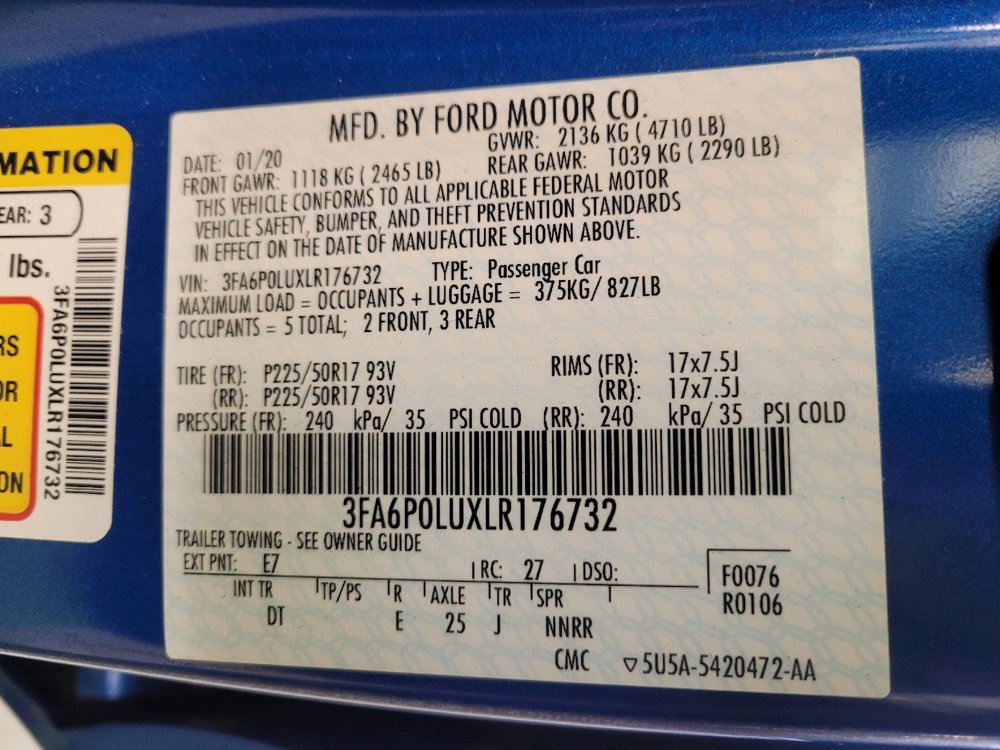 Used 2020 Ford Fusion SE image 33