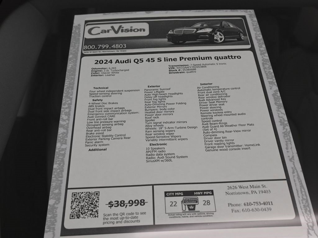 Used 2024 Audi Q5 2.0T Premium w/ Convenience Package image 36