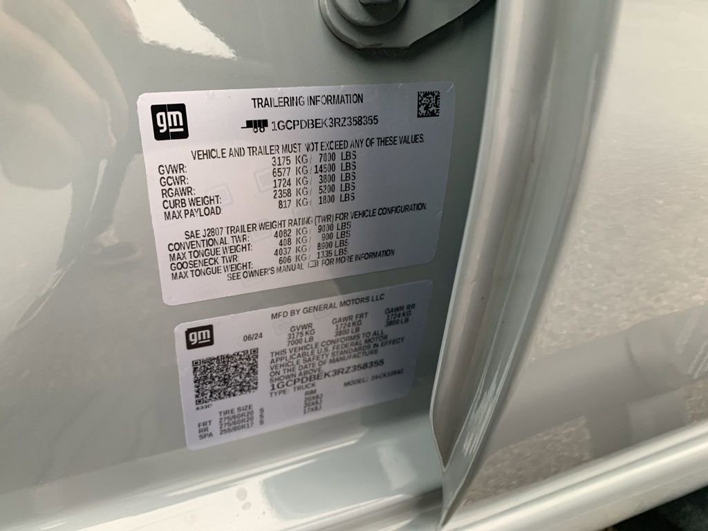 Used 2024 Chevrolet Silverado 1500 Custom w/ Turbomax Blackout Package image 32