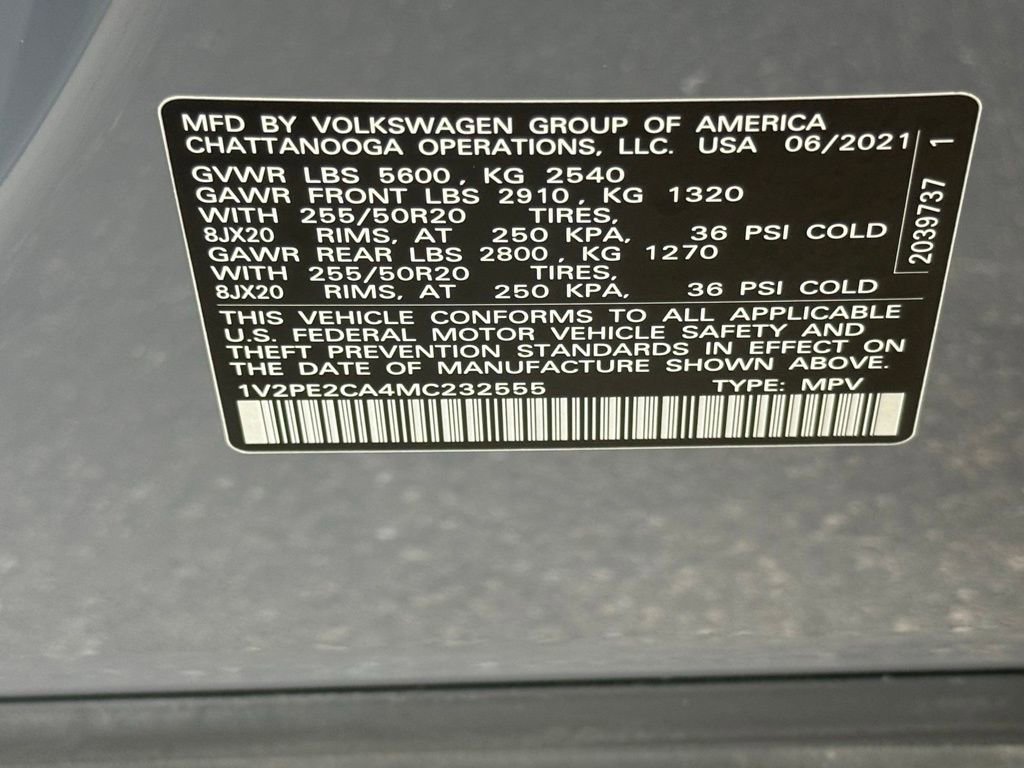 Used 2021 Volkswagen Atlas Cross Sport SE image 40