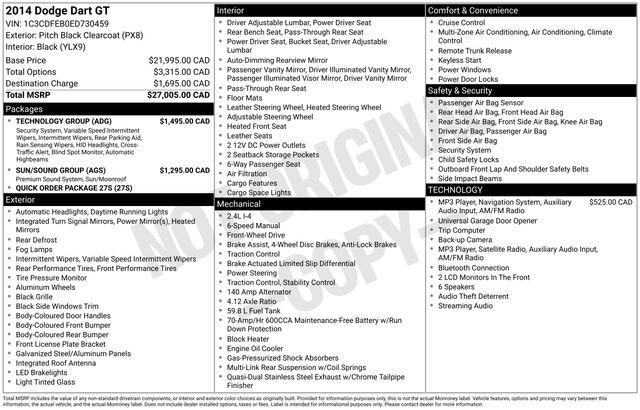Used 2014 Dodge Dart GT w/ Technology Group FWD image 32