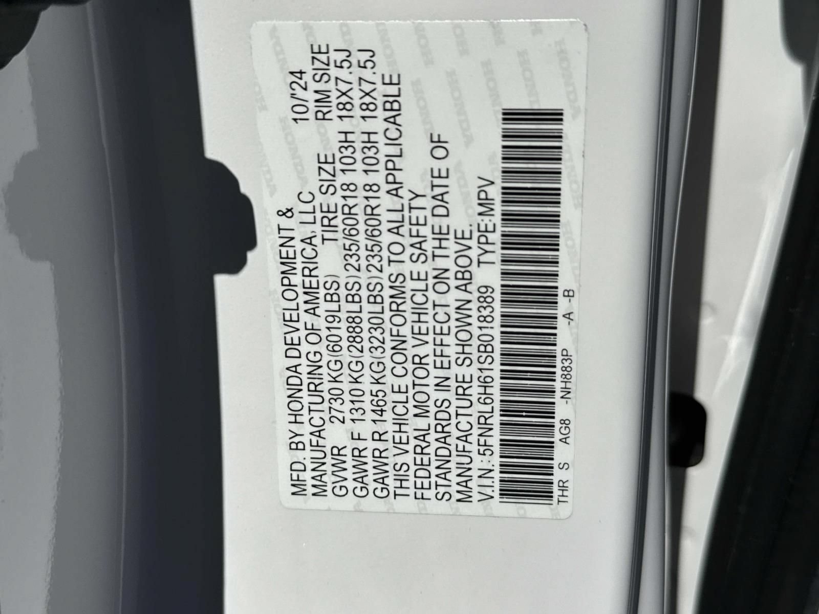 Used 2025 Honda Odyssey EX-L image 31