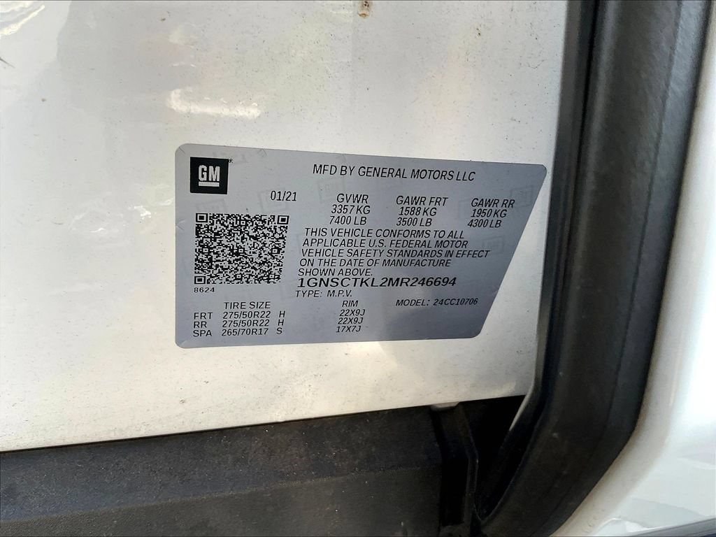 Used 2021 Chevrolet Tahoe High Country RWD image 13