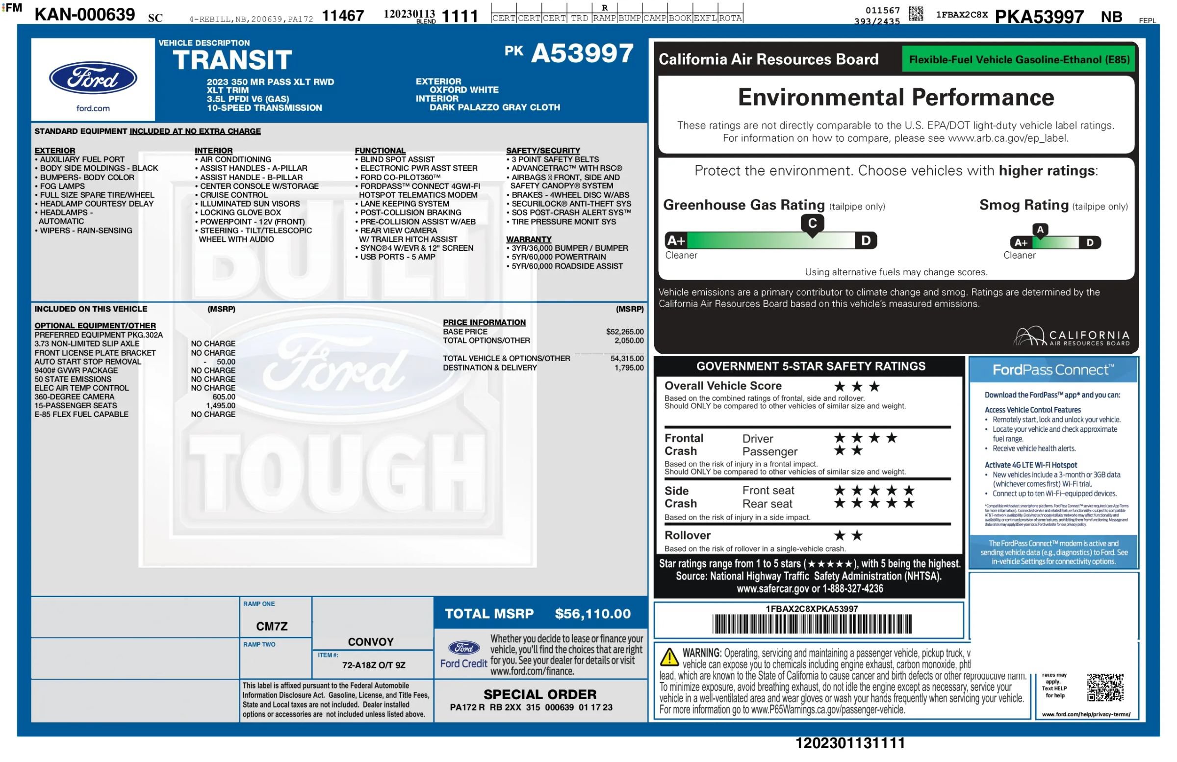 Used 2023 Ford Transit 350 XLT RWD image 3