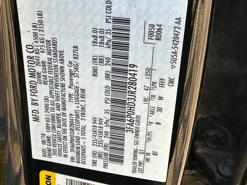 Used 2018 Ford Fusion SE w/ Fusion SE Technology Package image 25