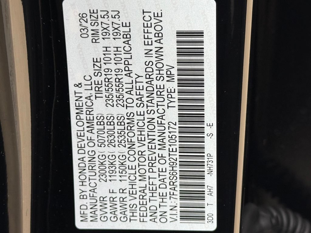 Certified 2026 Honda CR-V Sport Touring image 30