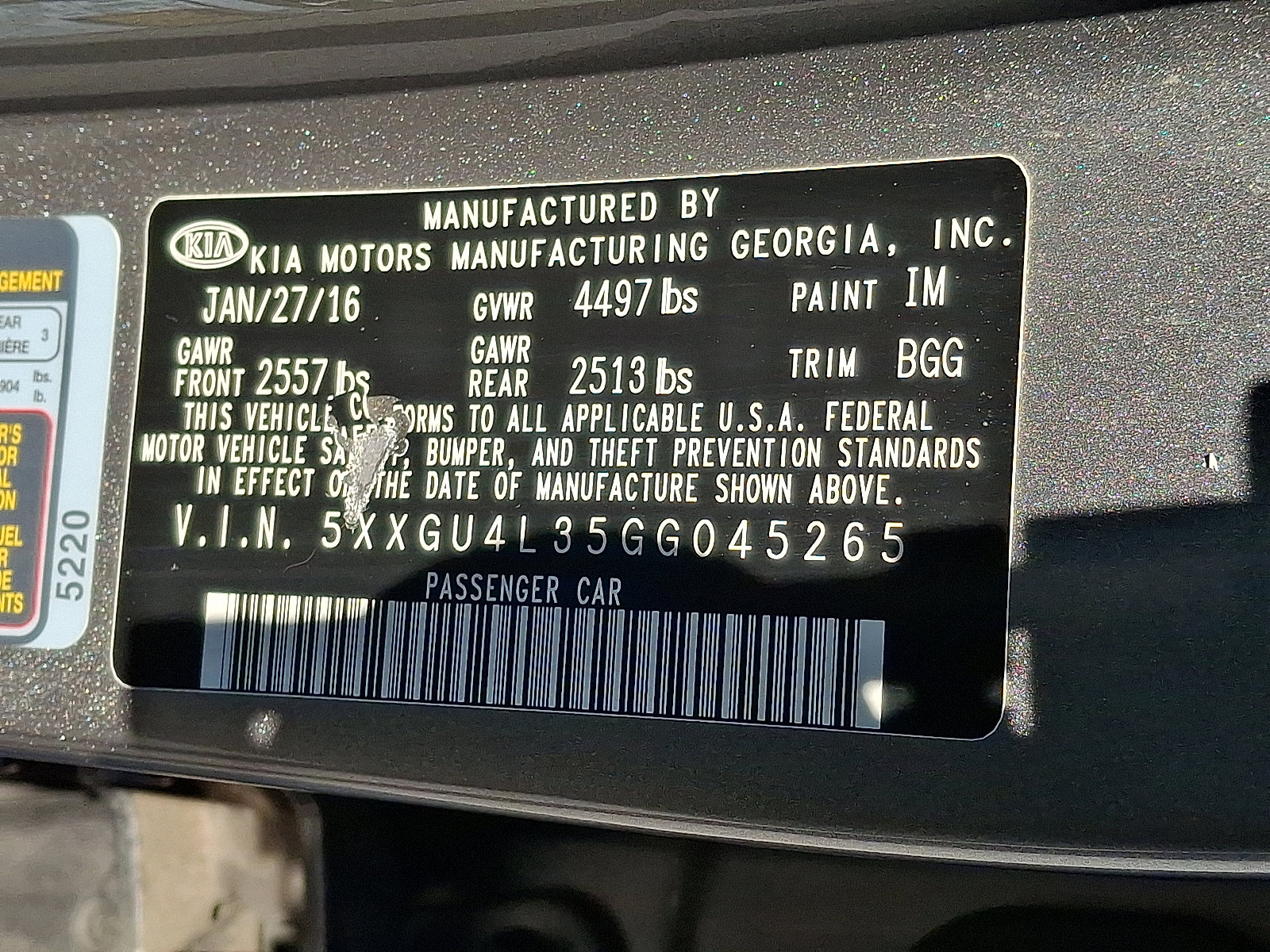 Used 2016 Kia Optima EX image 27