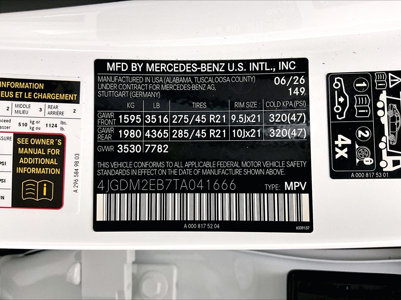 New 2026 Mercedes-Benz EQS 400 4MATIC SUV image 14