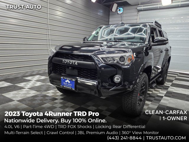 Used 2023 Toyota 4Runner TRD Pro AWD/4WD image 1