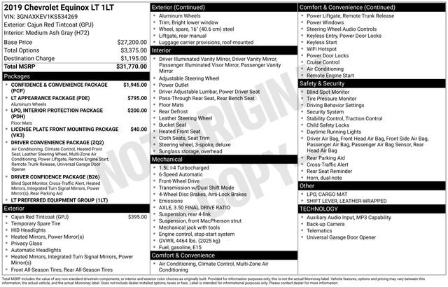 Used 2019 Chevrolet Equinox LT image 3