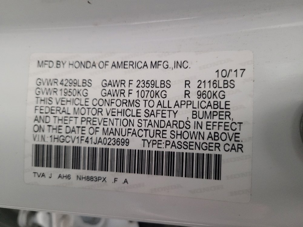 Used 2018 Honda Accord EX image 33