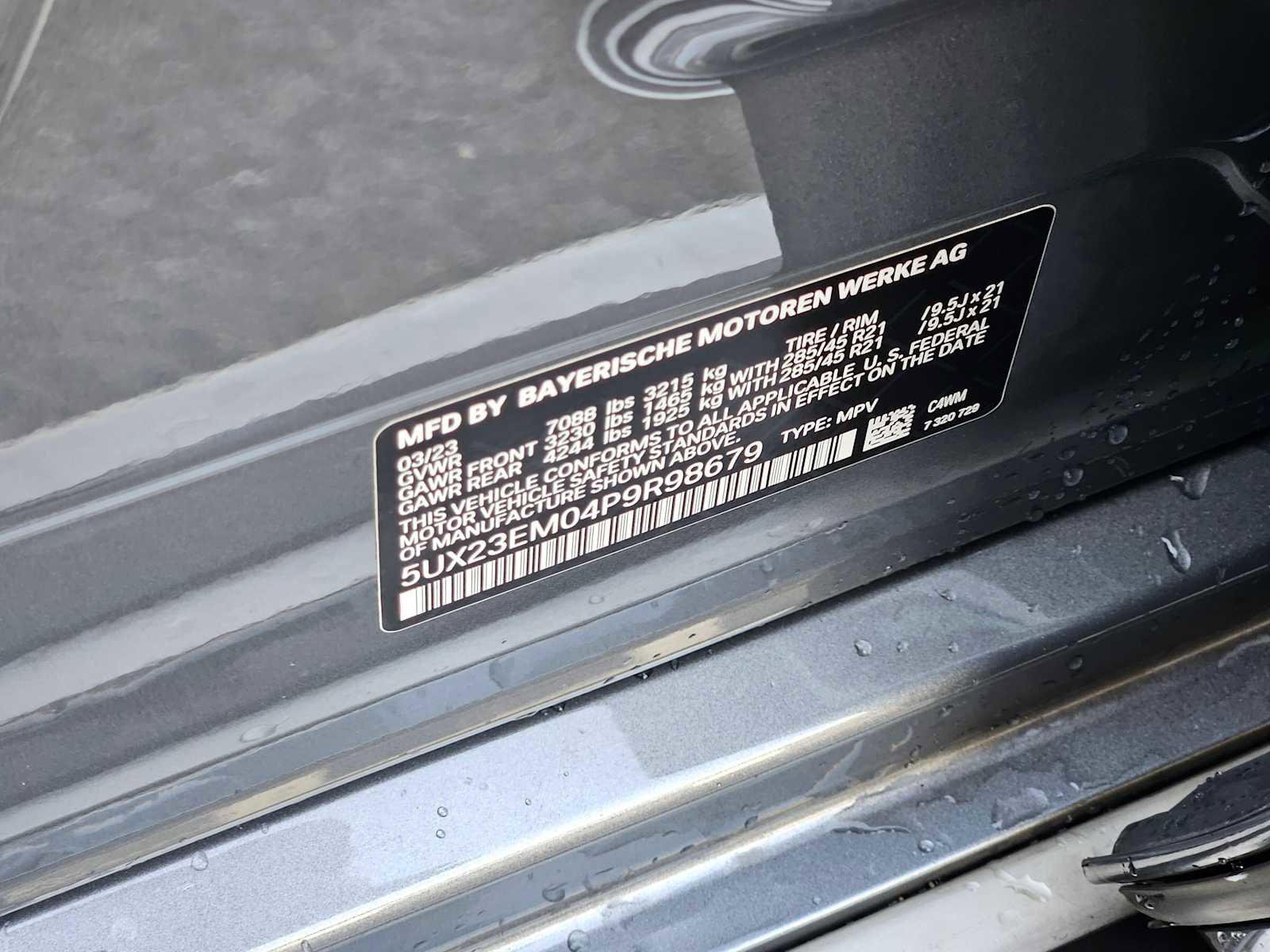 Used 2023 BMW X7 xDrive40i w/ Parking Assistance Package image 23