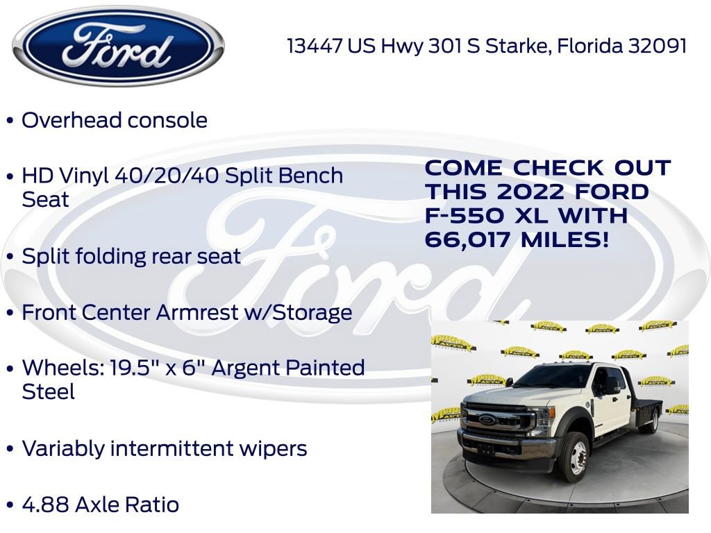 Used 2022 Ford F550 2WD Crew Cab Super Duty w/ Power Equipment Group image 30