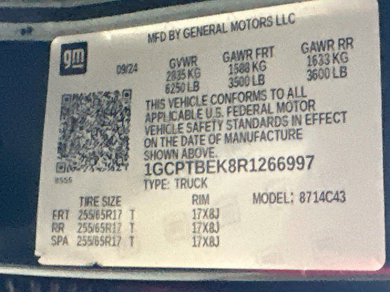 Used 2024 Chevrolet Colorado W/T w/ WT Convenience Package II AWD/4WD image 30