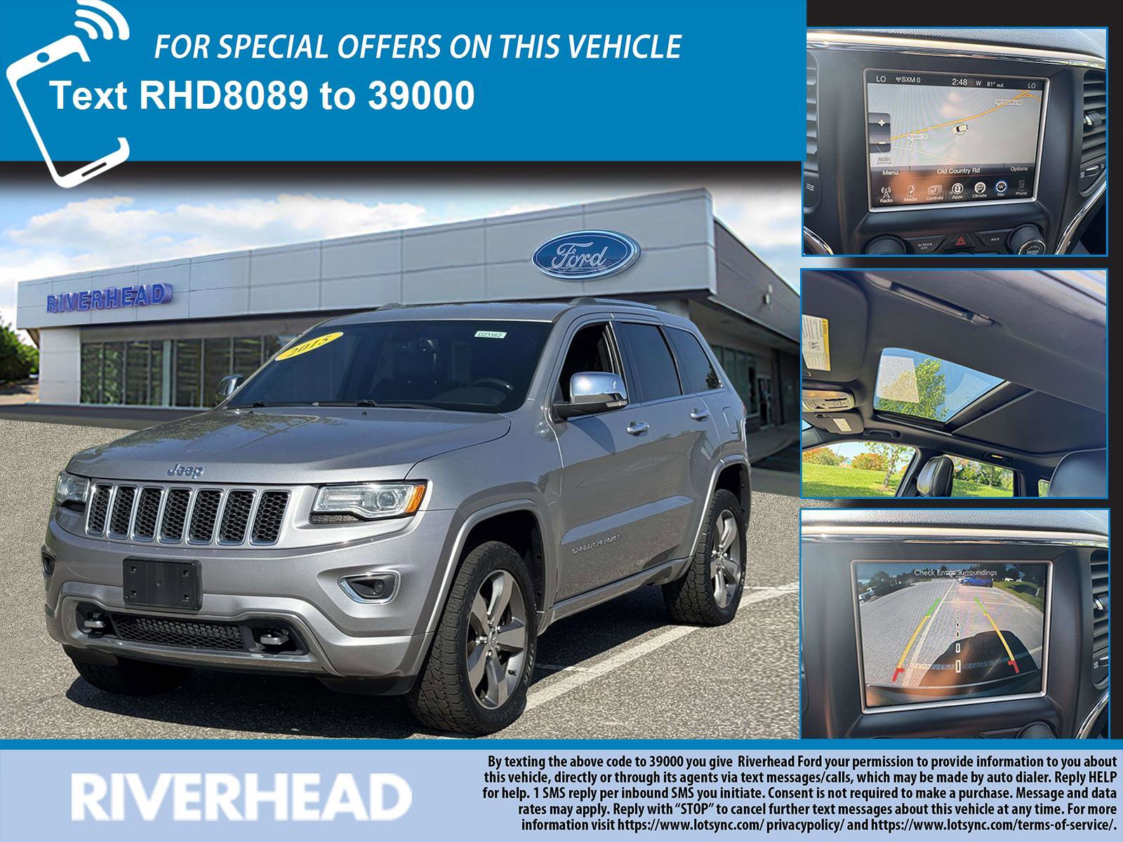 Used 2015 Jeep Grand Cherokee Overland