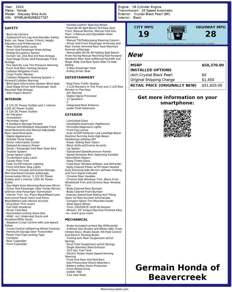 Used 2024 Honda Odyssey Elite image 31