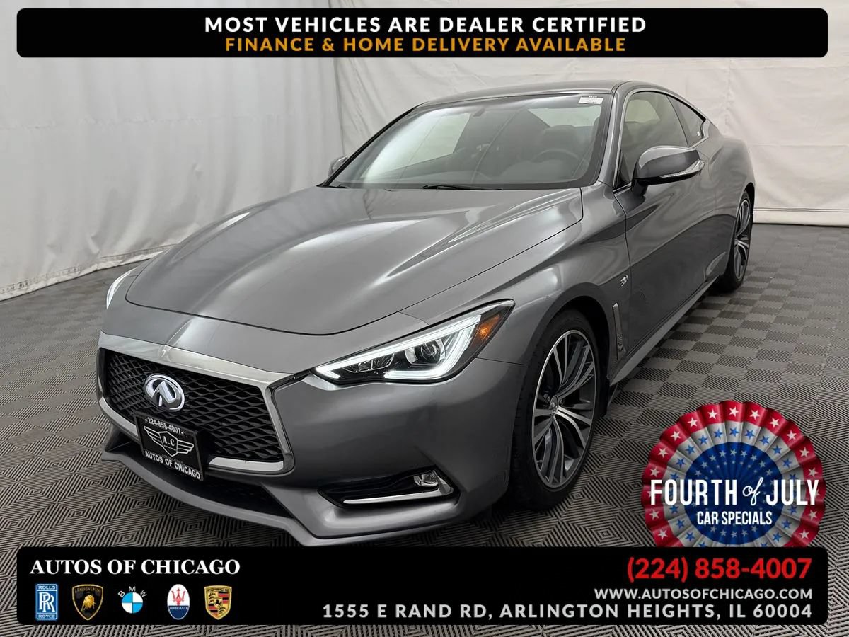 Used 2018 INFINITI Q60 3.0t Luxe w/ Sensory Package 3.0T Luxe