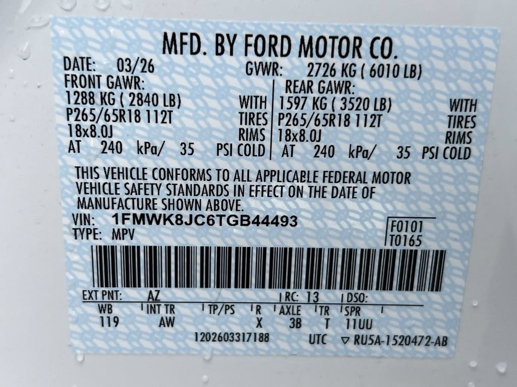New 2026 Ford Explorer Tremor w/ Tremor Ultimate Package AWD/4WD image 38
