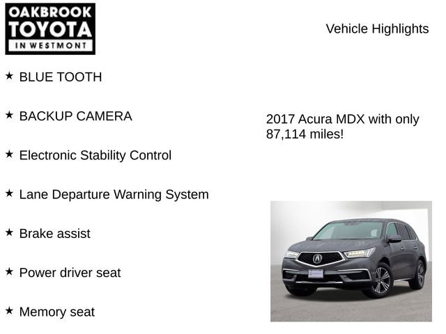 Used 2017 Acura MDX SH-AWD image 7
