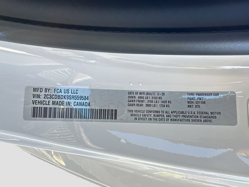 New 2025 Dodge Charger R/T Scat Pack w/ Track Pack image 37