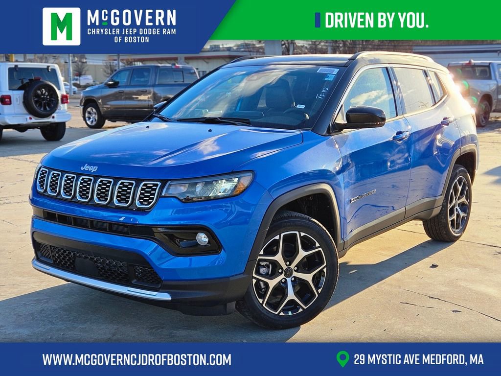 New 2026 Jeep Compass Limited w/ Sun, Sound & Navigation Group